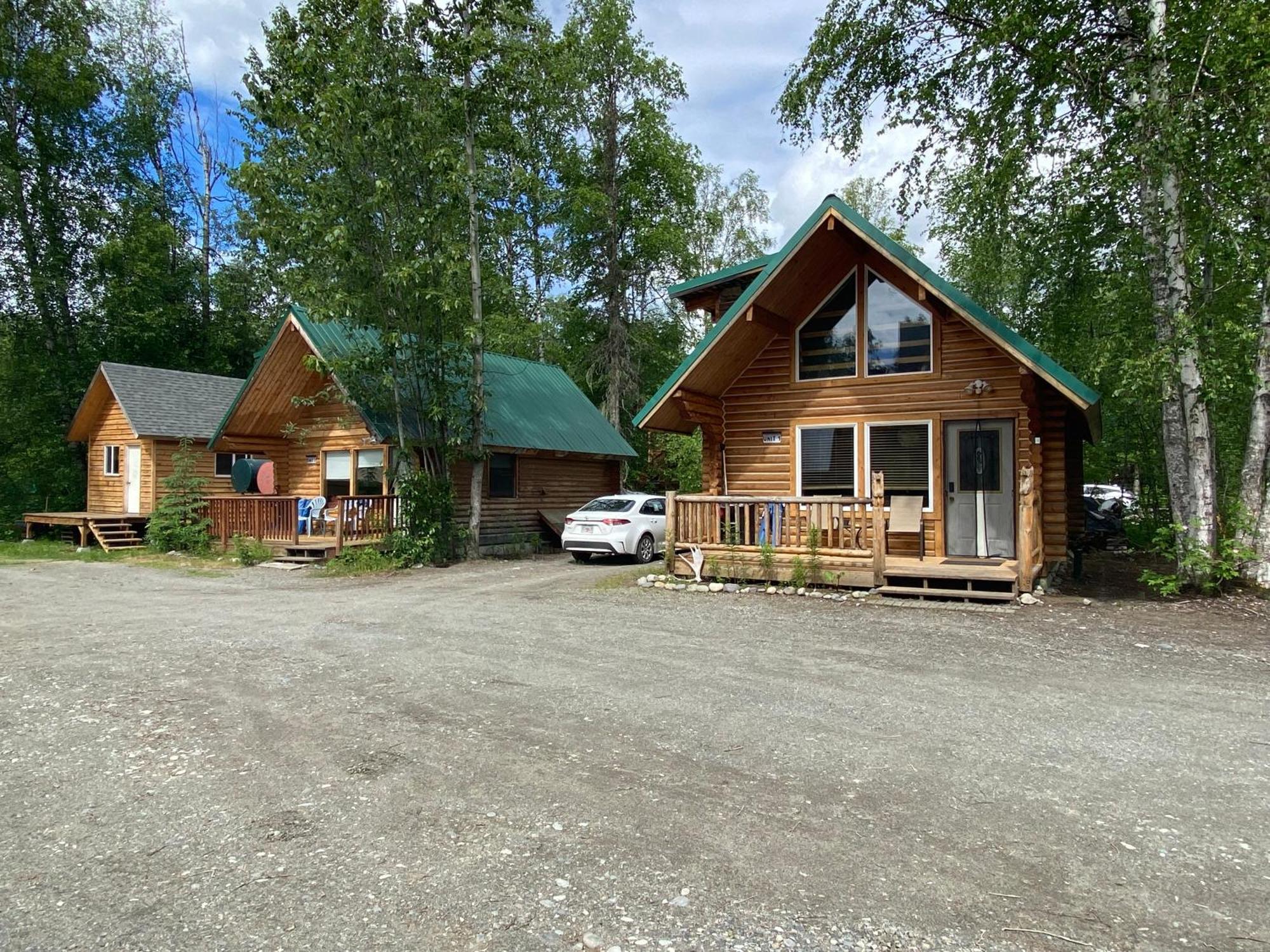 Talkeetna Log Cabin With Hot Tub Unit 2 Extérieur photo