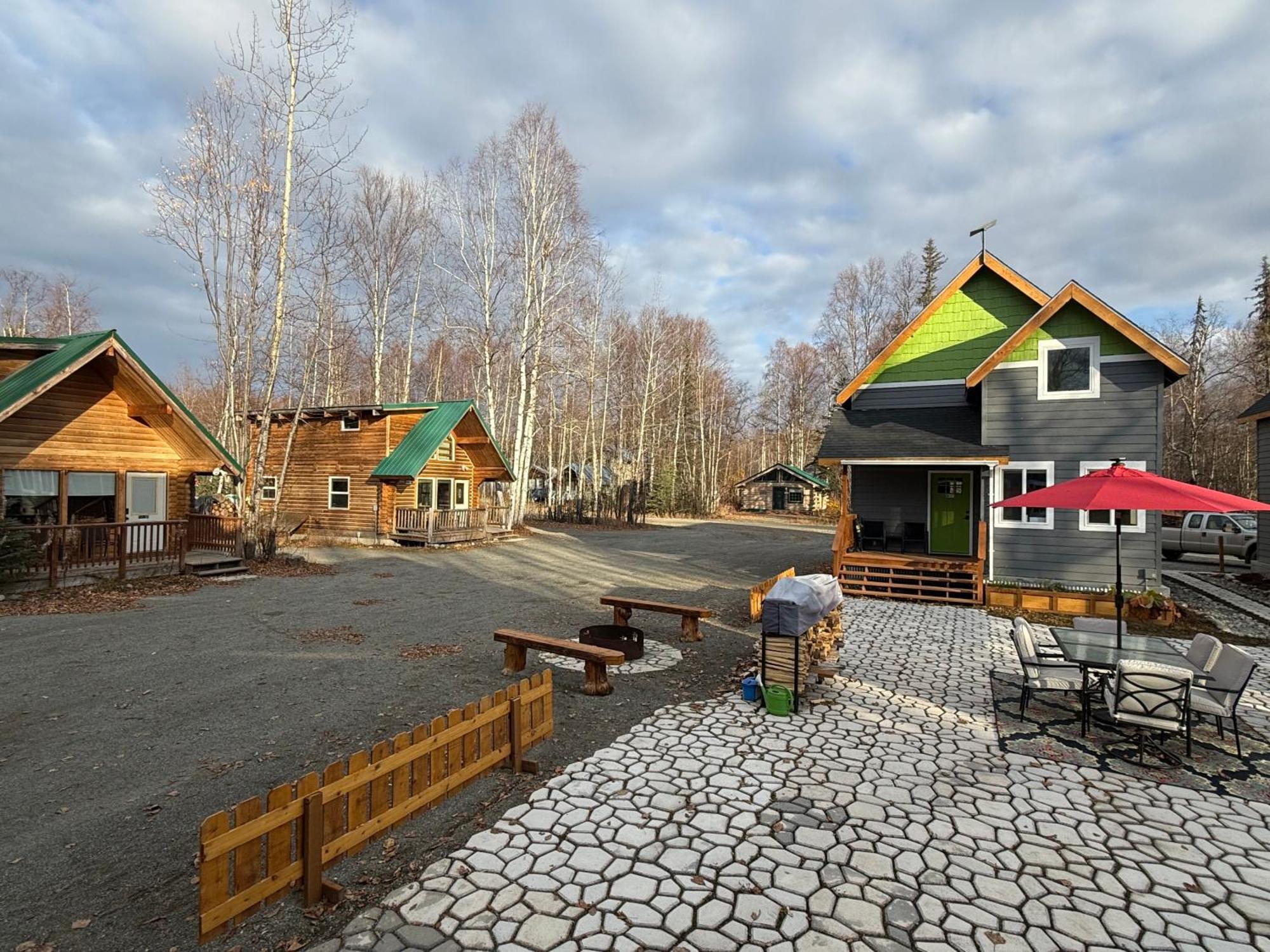 Talkeetna Log Cabin With Hot Tub Unit 2 Extérieur photo