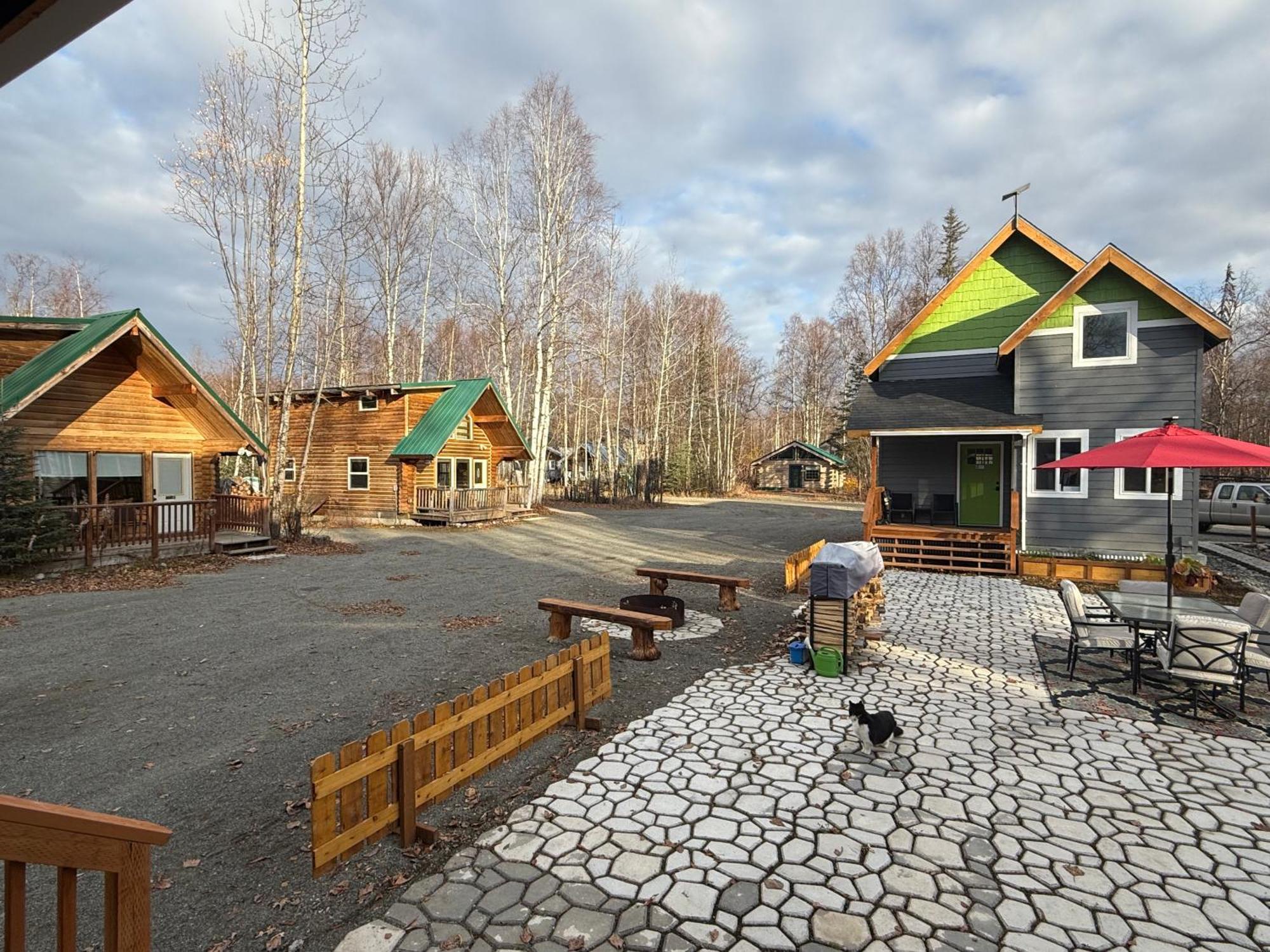 Talkeetna Log Cabin With Hot Tub Unit 2 Extérieur photo