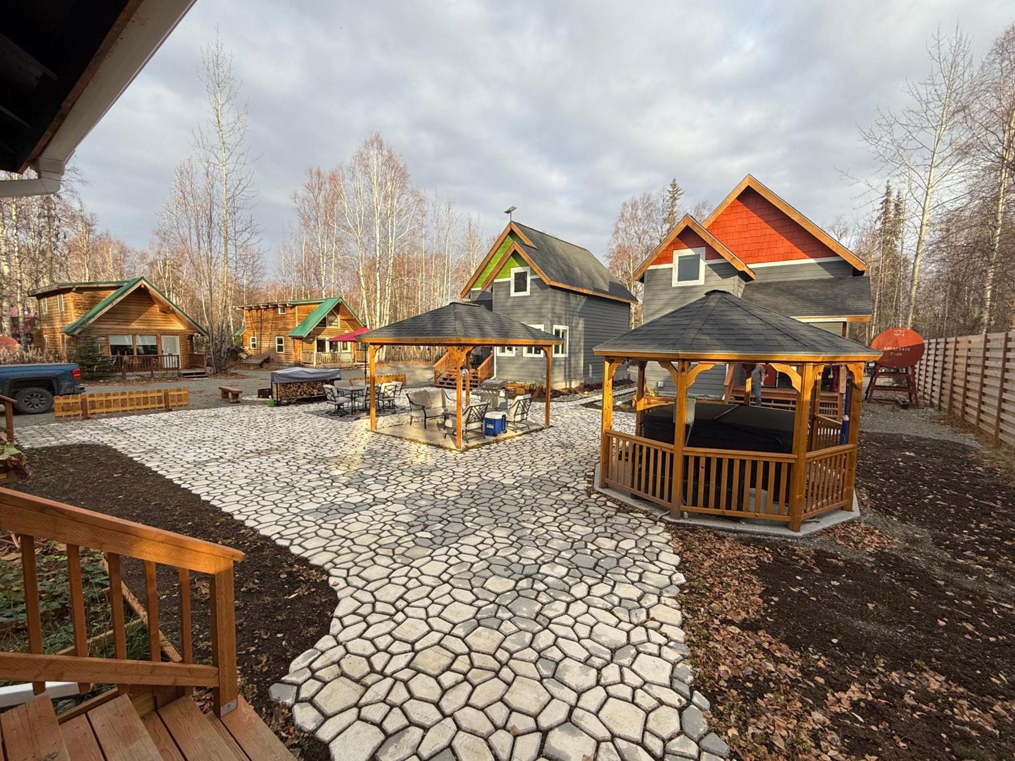Talkeetna Log Cabin With Hot Tub Unit 2 Extérieur photo
